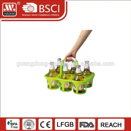 2016 Hot Sale Plastic Beverage Holder With Six Cases For Party Ice Beers
