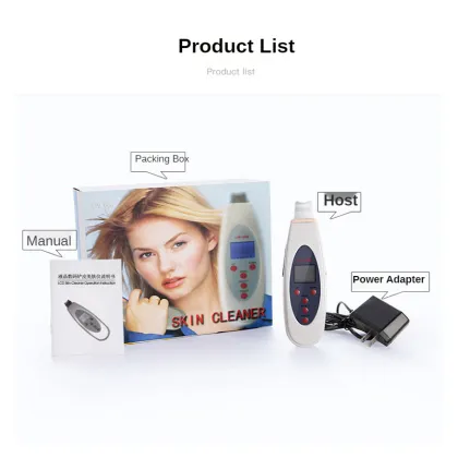 Ultrasonic Ion Exfoliator Device for Black Head Removal