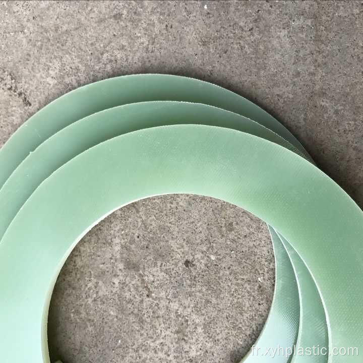Rondelle plate en plastique fibre de verre époxy 3240