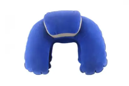 Foldable Inflatable Neck Pillow for On-the-Go Comfort