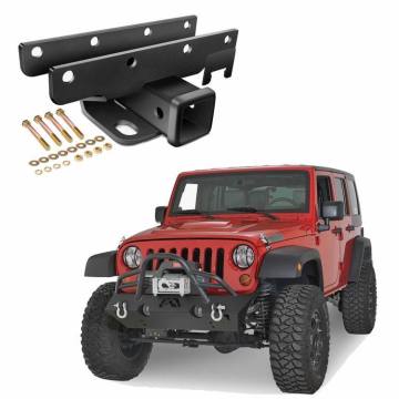 Tow Trailer Hitch Receiver Kit for Jeep, SUV, and Pickup