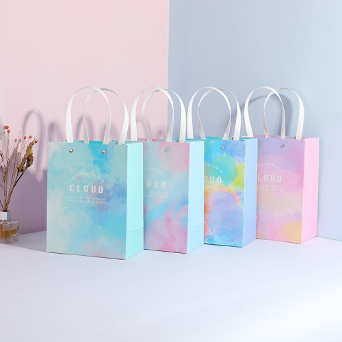 Colorful Custom Paper Bag Custom Luxury