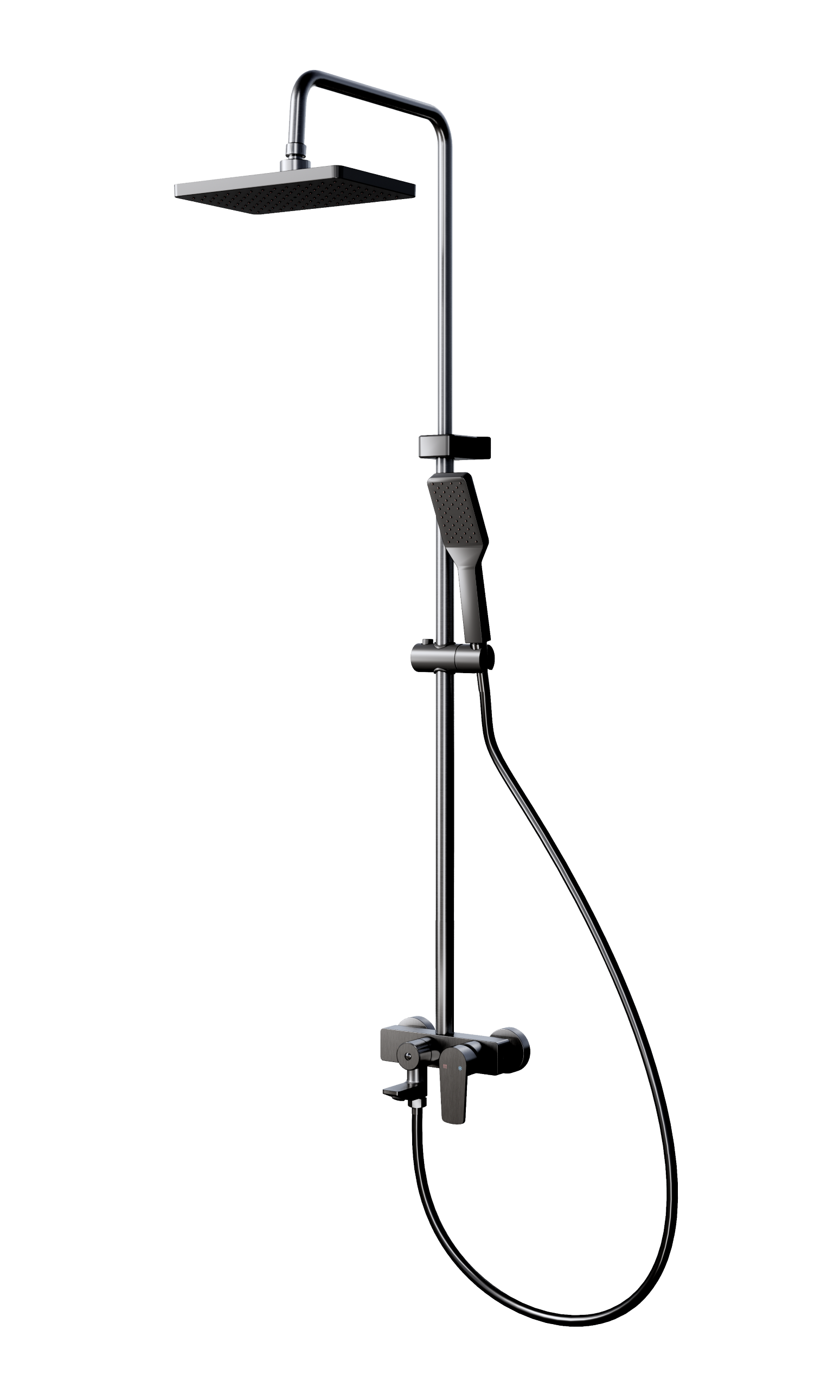 Wall mounted sanitary ware bathroom bath shower set