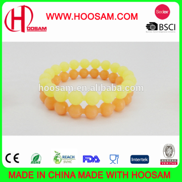 Fashion bracelets for Hot sale the 2017 Silicone Bead bracelet