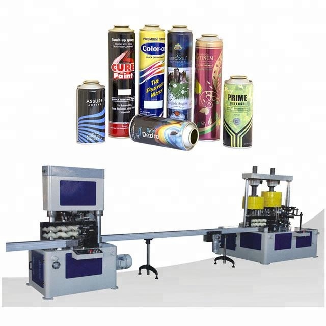 Aerosoldose San Spray Can Necking Flanging Machine