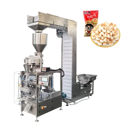 Full-Automatic Small Plastic Particle Bagging Machine for Snack Packaging (50g-200g)