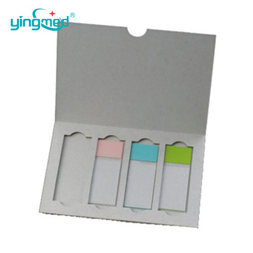 4PCS kính kính hiển vi bằng kính Trượt trên các mail