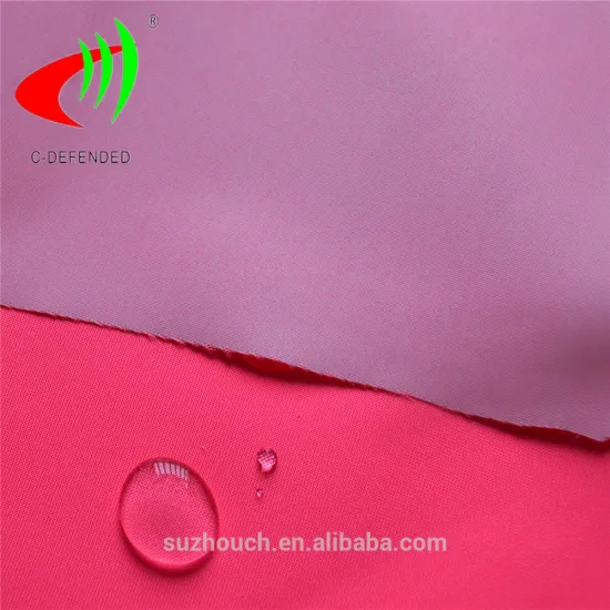 waterproof raincoat fabric 210d polyester oxford fabric