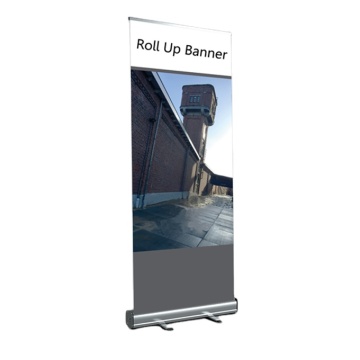 Customizable Sounda Roll Up Display Banner: Portable Advertising Stand