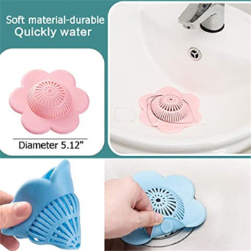 Hair Catcher Silicone Hair Stopper Shower Drain Covers