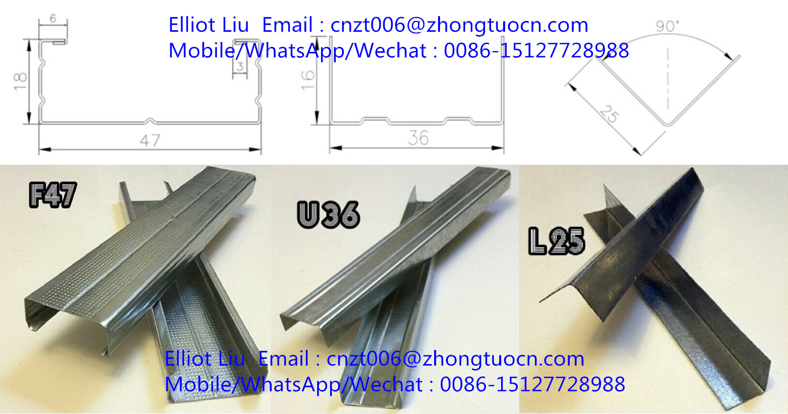 F47 U36 L25 Roll forming machine