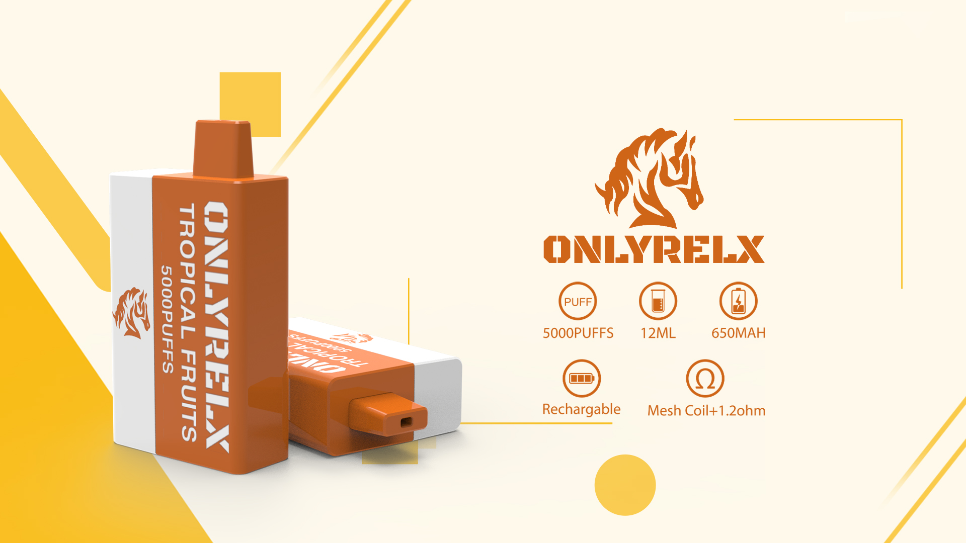 Cigarrillo electrónico DoubeMemint 5000 Puff desechable Vape OnlyRelx