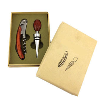 Logo Printed Wine Opener with Stopper