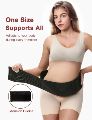 Breathable Maternity Belly Band for Pregnancy: Alleviate Hips with Maternity Support Belt