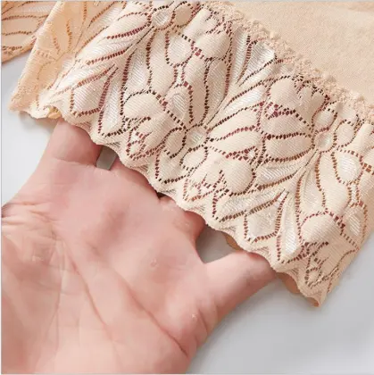 Big Lace Red Leggings: Safety Pants for Women with Anti-Light Feature