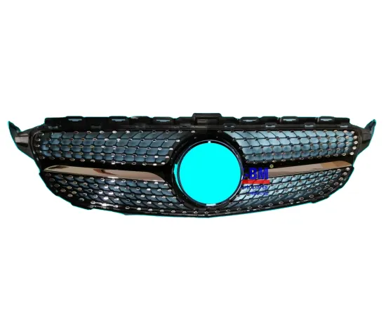 AMG GT Diamond Style Front Bumper Grille for C180 C200 C260 e200 e300 W204 W205 - 2019