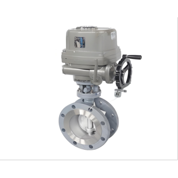 Válvula de borboleta de vedação de metal elétrico