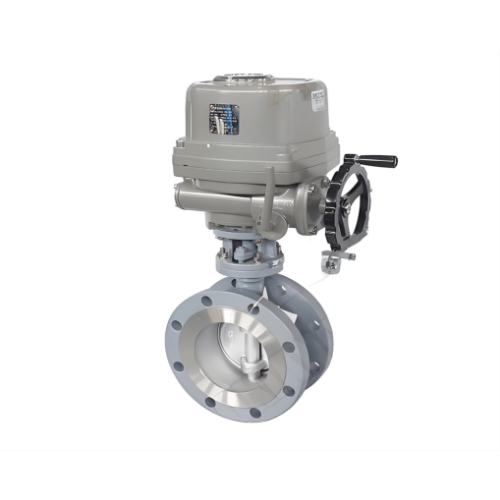 Válvula de borboleta selada de metal elétrico para controle de tubulação