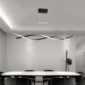 Luz de la lámpara colgante de aluminio moderna de LED minimalista