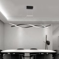 Luz de lâmpada pendente de alumínio moderno LED minimalista