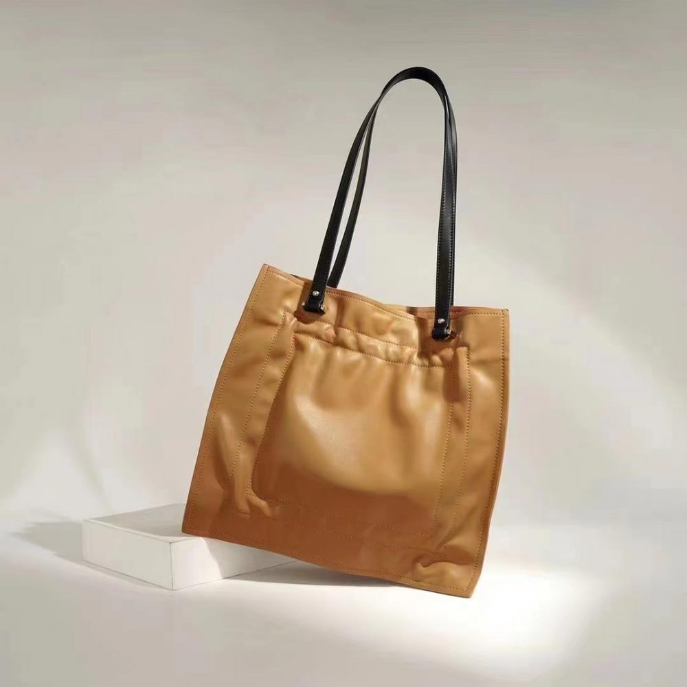 Brown Leather Tote Bag