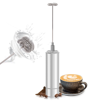 2023 Battery Operated Black Coffee Milk Frother with Sleeve