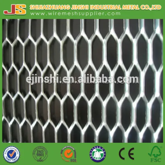 Galvanized or PVC Coated welded Expanded wire mesh panel factory