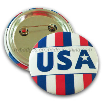 Flag Tin Badge, National Flag Lapel Pin (HY-MKT-032)