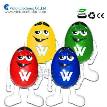 2014 Canton Fair Cute Portable Mini Music Speakers with Micro SD TF, FM Radio