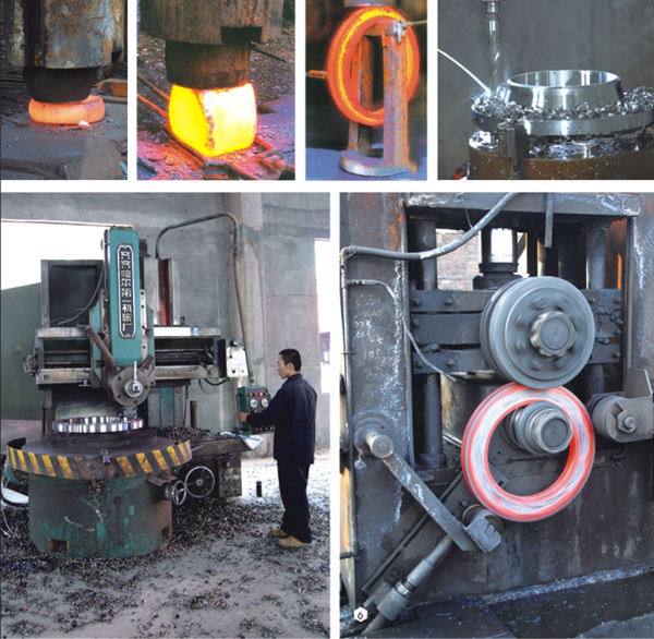 Flange production