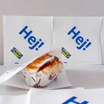 Bolsas de comida a prueba de aceite bolsas de papel resistentes a las fugas