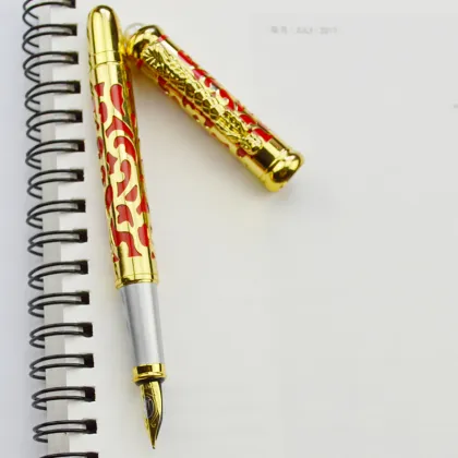 Jinhao Feather Metal Fountain Pen - Premium Pricing