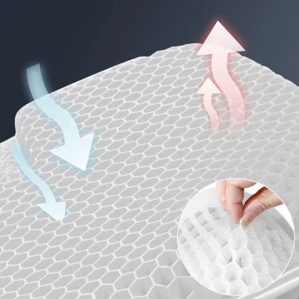 Breathable Ice Silk Four Seasons Car Seat Cushion Protector