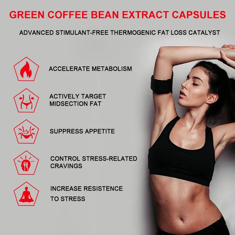 OEM/ODM Vegan Green Health Natural Weight Loss Capsules Dietary Supplement Slimming Capsules