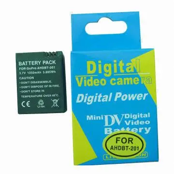 1050mAh Replacement Camcorder Battery for Gopro Hero 3