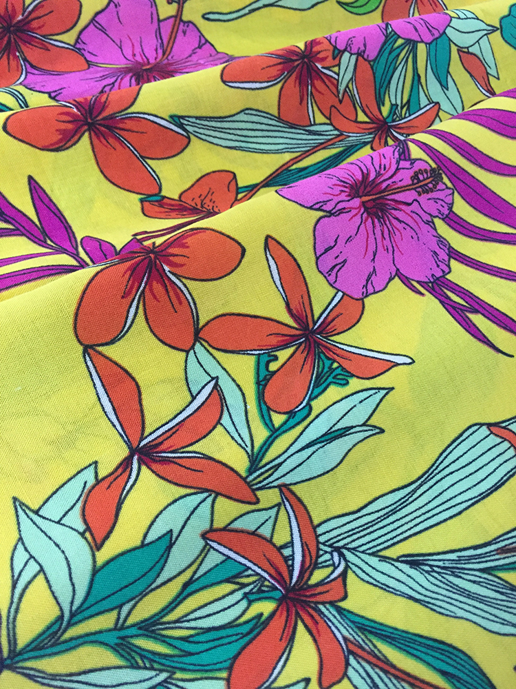 Rayon Challis Light