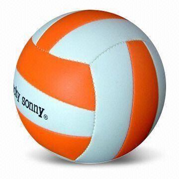 Durable PVC Machine-sew Standard Volleyball, Available in Various Colors, Used for Promotions