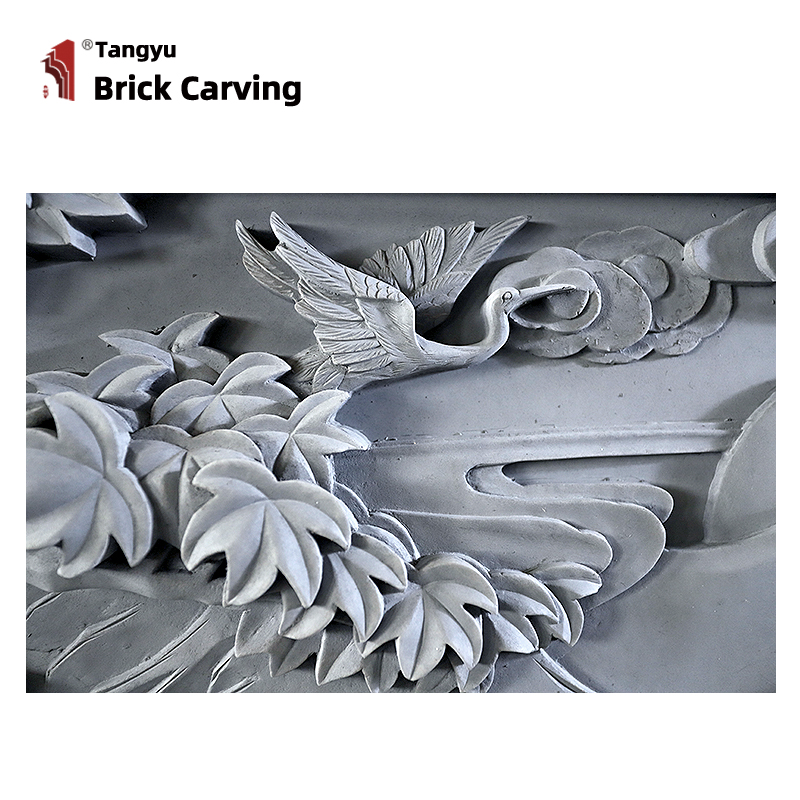 Brick carving with purple energy