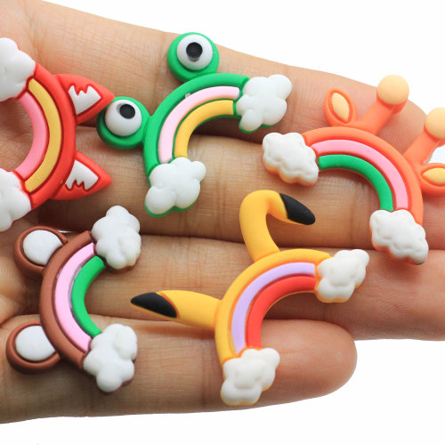 Kawaii Flat Backs Cartoon Cloud Orecchie Cabochons Abbellimento Scrapbooking Artigianato Fiocchi per capelli Accessori