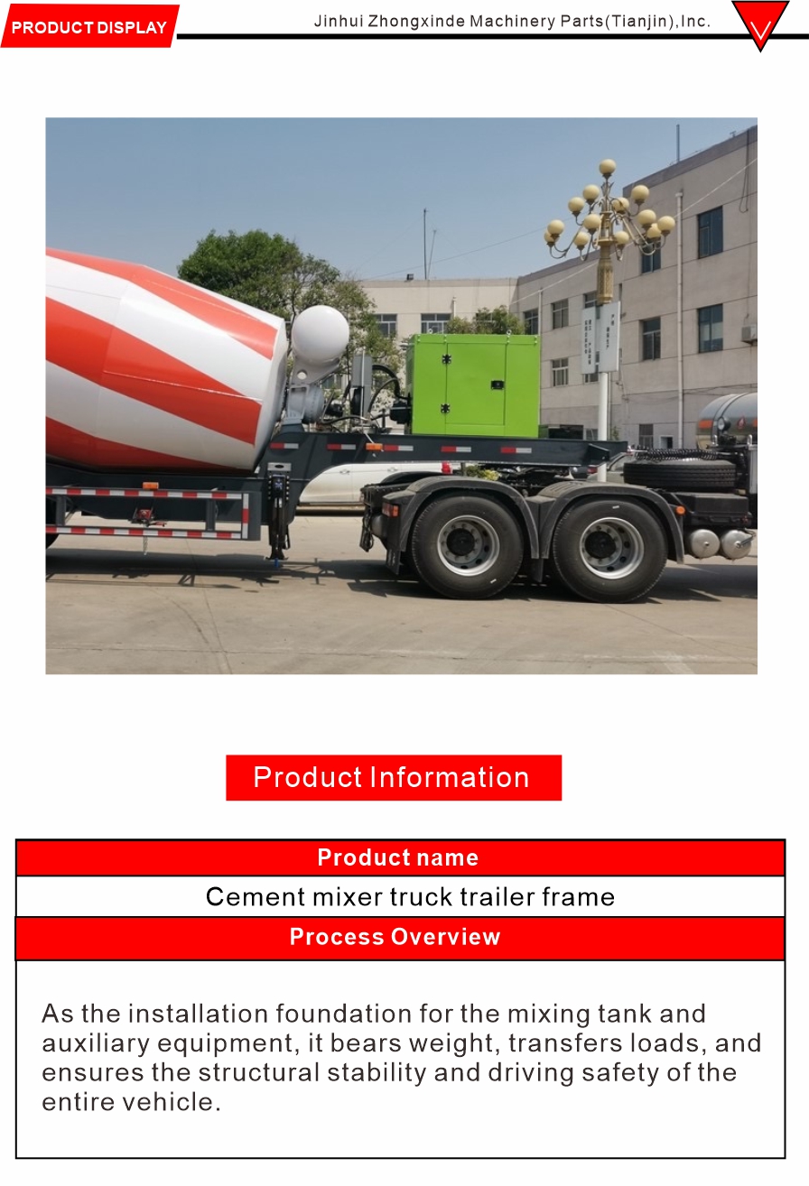 Concrete Mixer Trailer Parts