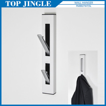 Wall Mounted Metal Foldable 2 Hangers Clothes Drying Rack