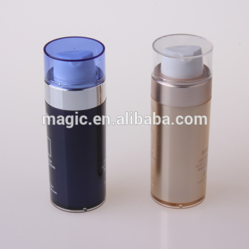 New round skin care empty bottles for men, cosmetic skin care product