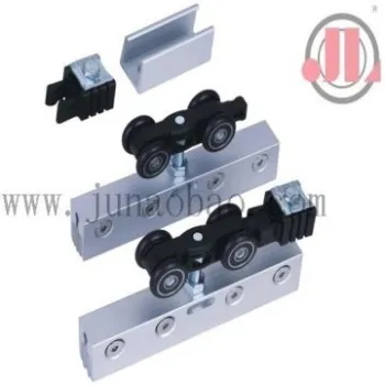 Glass door sliding/fitting, made of plastic