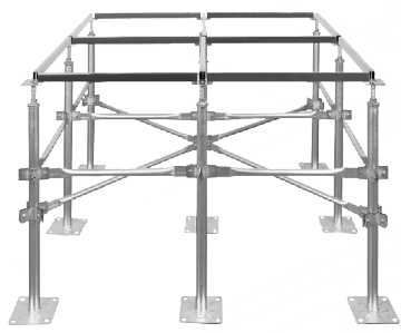 Modern Design Plastic Adjustable Deck Pedestals - Factory Direct Outdoor Flooring Accessories