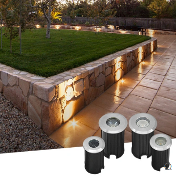 "An outdoor lighting solution for efficient energy use: 3-watt round inground light"