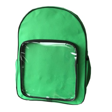 wholesale promotion 600D PVC backpack schoolbag