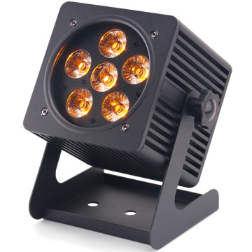 Outdoor Waterproof RGBWA UV LED Uplight with Wireless DMX and IR for Wedding Lighting