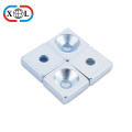 Strong square countersunk neodymium magnet