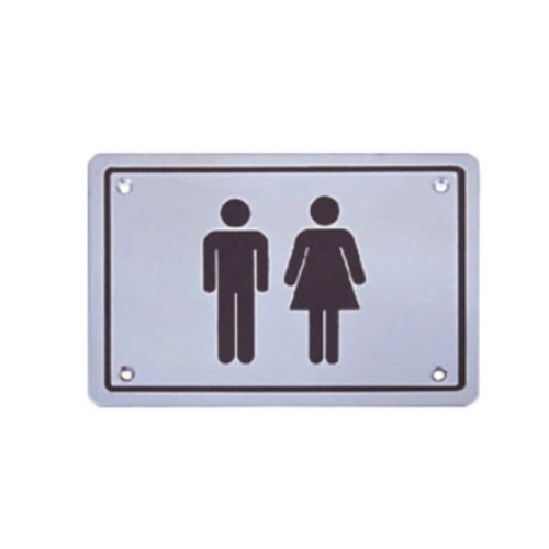 Stainless Steel Toilet Sign durable