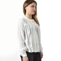 Plain Rayon Jacquard fabric Blouse